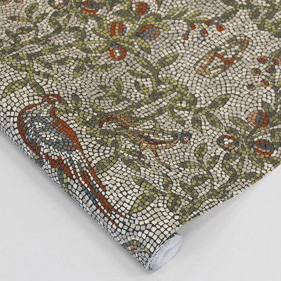 Strata Mosaic Peel and Stick Wallpaper by Jeremiah Brent