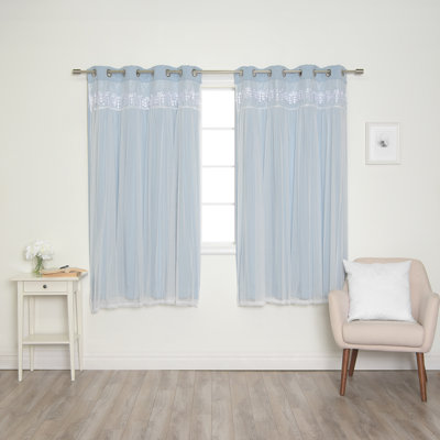 Loar Room Darkening Thermal Curtain Panels 