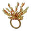 Rond de serviette fleur perlée-71536407