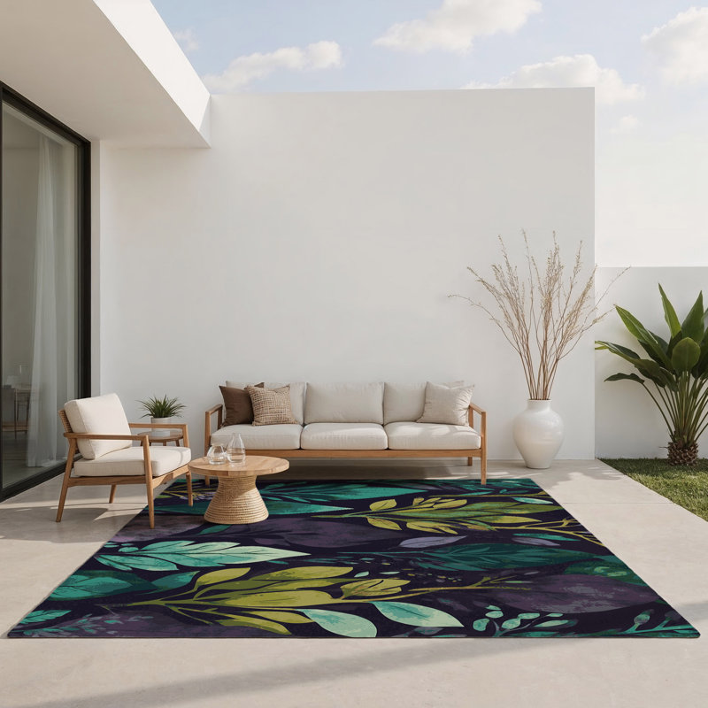 Mystic Trellis Indoor And Outdoor Area Rug, Rectangle 8' x 10'