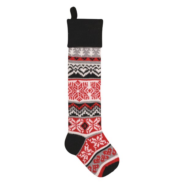The Holiday Aisle® Winter Knit Stocking & Reviews | Wayfair