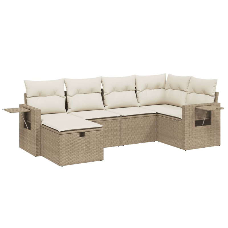 Ensemble de canapé de jardin Vidaxl, Beige
