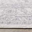 Vanille Oriental White Grey Traditional Indoor Rug-855692780