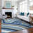 Machine Washable Indoor/Outdoor Chantille ACN2467 Mid-Century Modern Rug-478137765-478137773