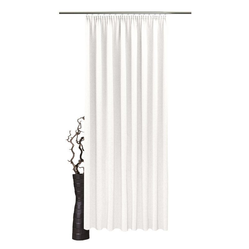 Quade Room Darkening Curtain, Tan, 245cm H x 135cm W