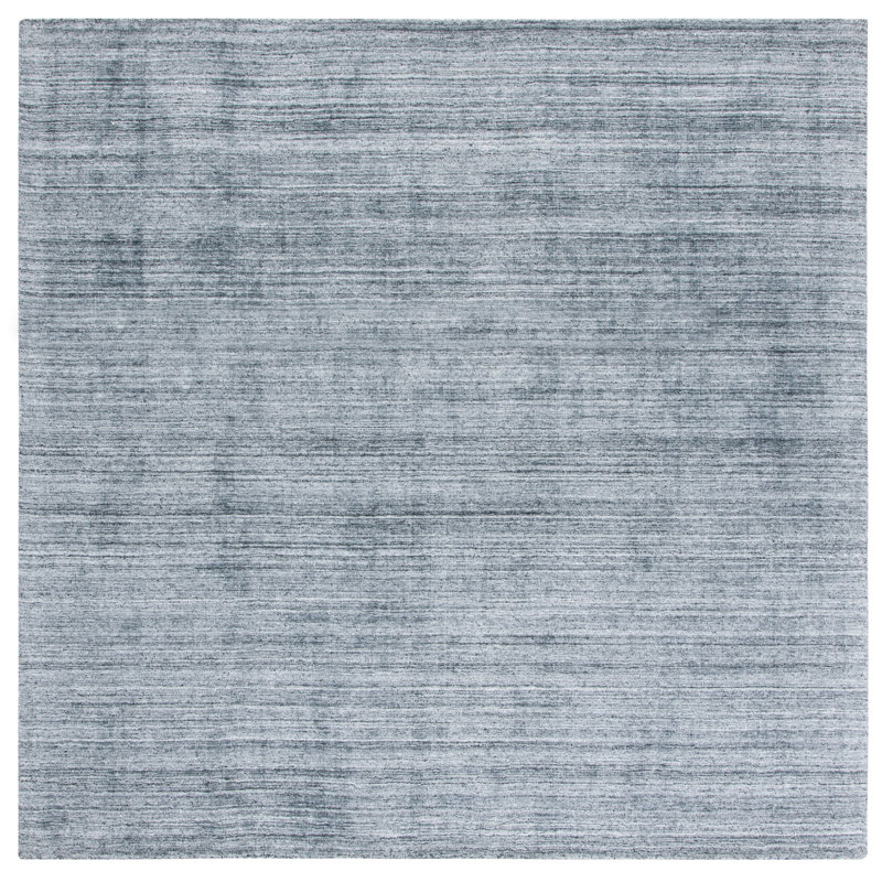 Newcastle Hand-Loomed Gray Area Rug, Square 6'