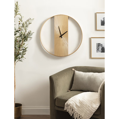 Très grande horloge murale 24 po Gwennie