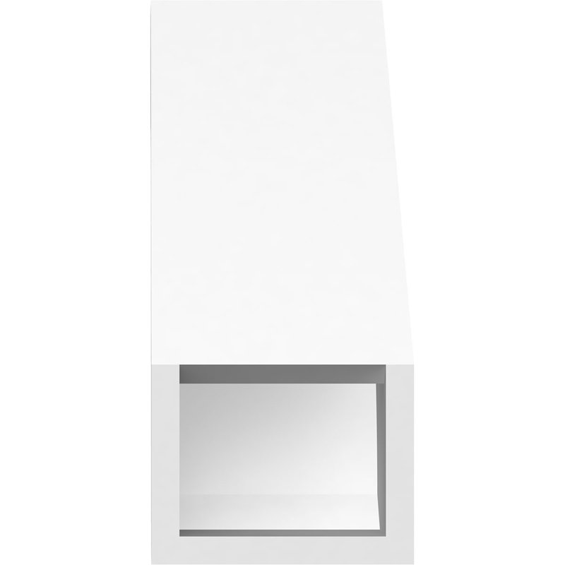 Attelle de genou standard en PVC de qualité architecturale, H 8 po x l 3 po x P 8 po