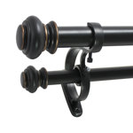Cherryl Metal Adjustable Double Curtain Rod