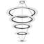 Arctic Rings 5 - Light LED Chandelier-70912304