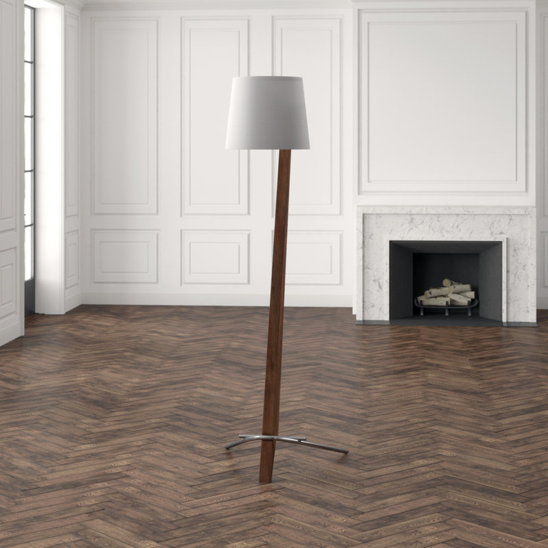 Silva Floor Lamp, Walnut