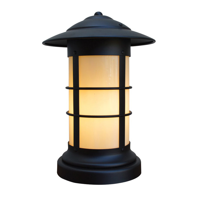 Luminaire d'extérieur 1 lumière Newport, H 13,25 po x l 9,25 po x P 9,25 po, Verdigris patine, Transparent limpide