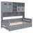 Wooden Daybed With 2 Drawers, and All-in-One Cabinet and Shelf-1145009946-1145009947