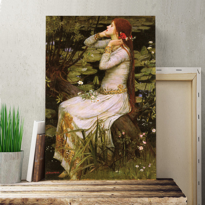 John William Waterhouse - Wrapped Canvas Painting, 76cm H x 50cm W