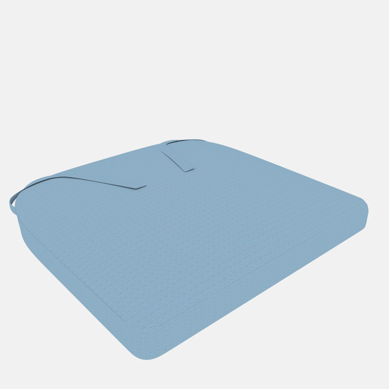 Indoor/Outdoor Dining Chair Seat Cushion, Cosette Mediterranean
