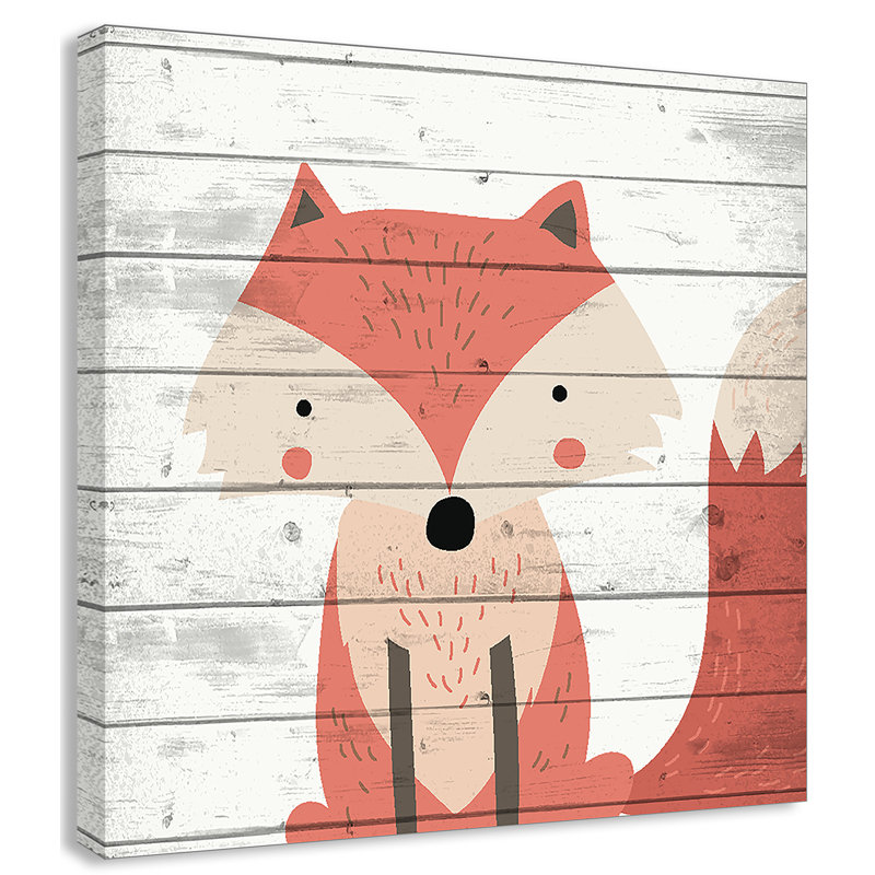 Adhésif décoratif 1 pi Woodland Creatures, Canevas, H 12 po x l 12 po x P 1,5 po