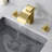3 Hole Waterfall Bathroom Faucet, 8 Inch Widespread Bathroom Sink Faucet-65462629