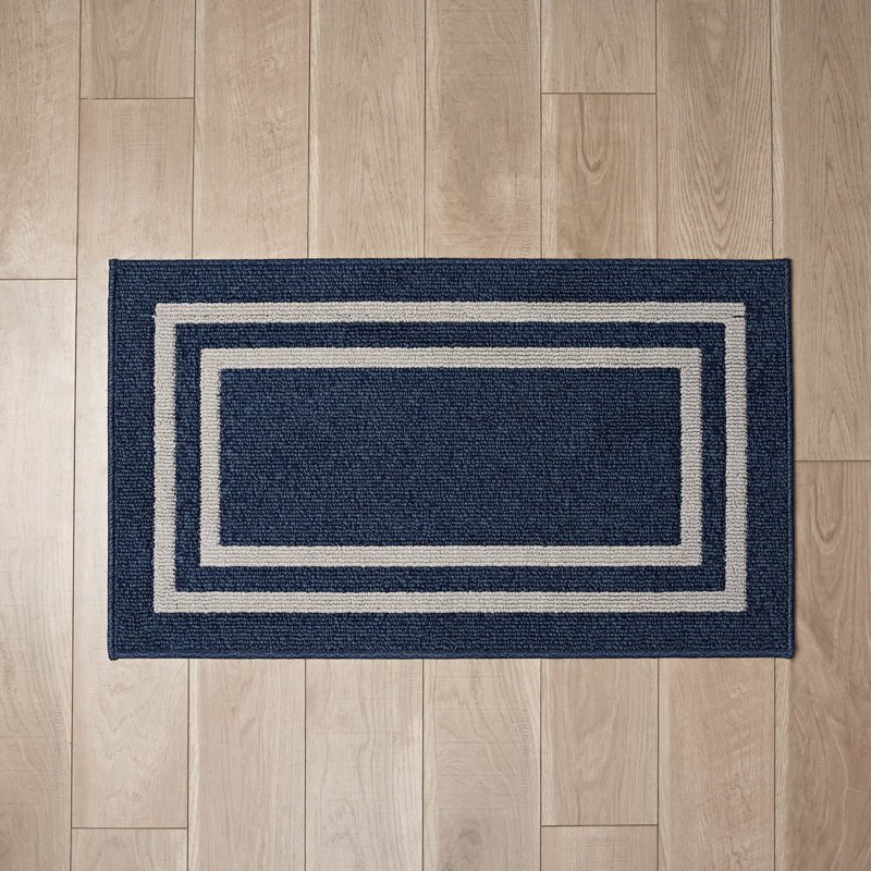 Tapis capitonné à 1 ligne Nautica, Rectangle 2 pi 2 po x 3 pi 9 po