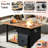 4 - Person Patio Conversation Set with Cushions-678259164-682305264