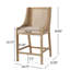 Lonny Solid Wood 25.5" Counter Stool-298617096