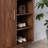 European style semi open shoe cabinet