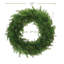 Couronne de genévrier de 22 pouces avec baies vertes réalistes et brindilles brunes, décoration de Noël réaliste à porte d'entrée, parfaite pour les fêtes et le charme de tous les jours