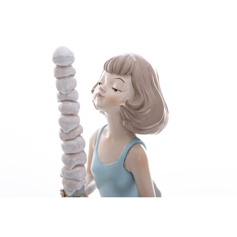 Resin Girl with Ice Cream Fenn Figurine