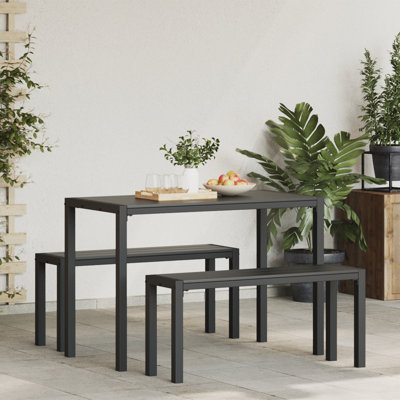2 - Person Patio Dining Set with Rectangular Table