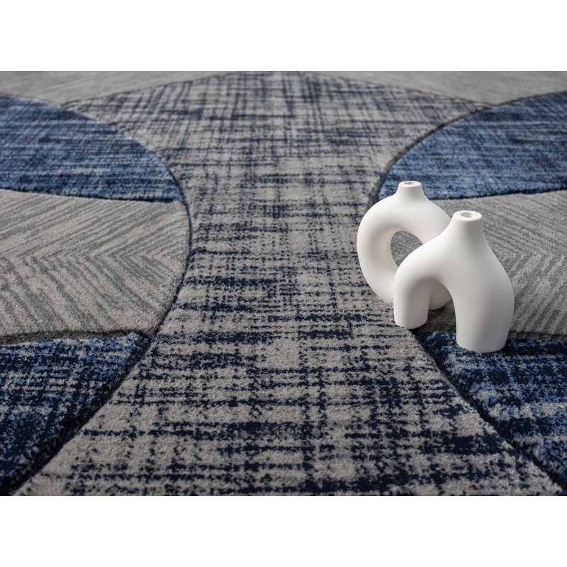 Caratunk Area Rug, Round 7'10"