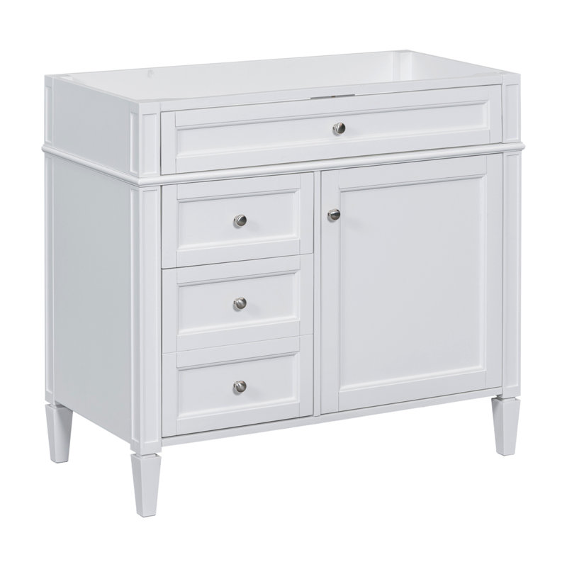 Meuble-lavabo 36 po sans lavabo supérieur, Blanc