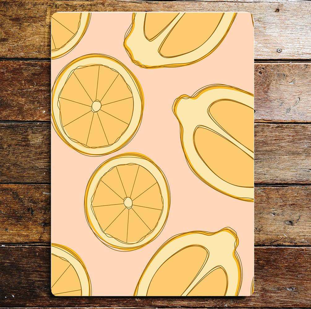 Wanddekoration Lemon Slices Pattern