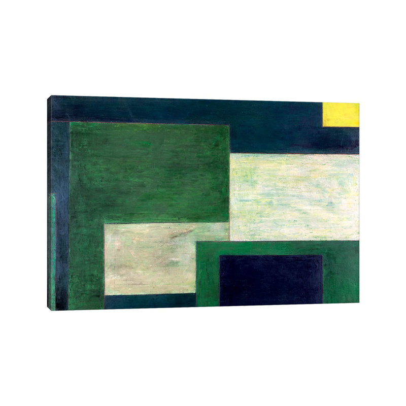 Green Soul by Stephen Cimini - Painting on Canvas, 45.72cm H x 66.04cm W x 3.81cm D, Wrapped Canvas