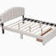 Grand lit plateforme tapissier Teddy-2117884475