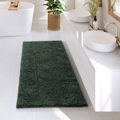 Kalyce Ultra Absorbent Non-Slip Chenille Bath Rug