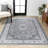 Arignote Modern Persian Floral Gray/Cream Rug-247616264