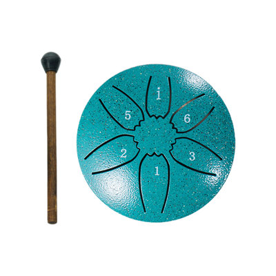 Metal drum Rain Drum For Outside 3 Inches 6 Notes Mini Steel Tongue Drums Chime Rain Drums Chime Waterproof Rain Drum For Garden Instrument For Family Friend