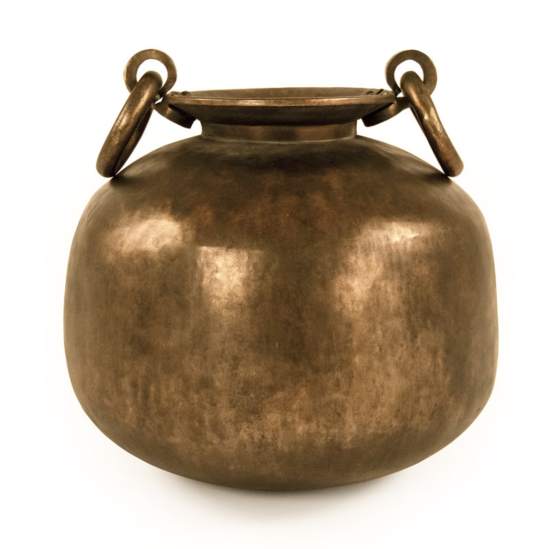 Metal Decorative Bowl, 18" H x 16" W x 16" D