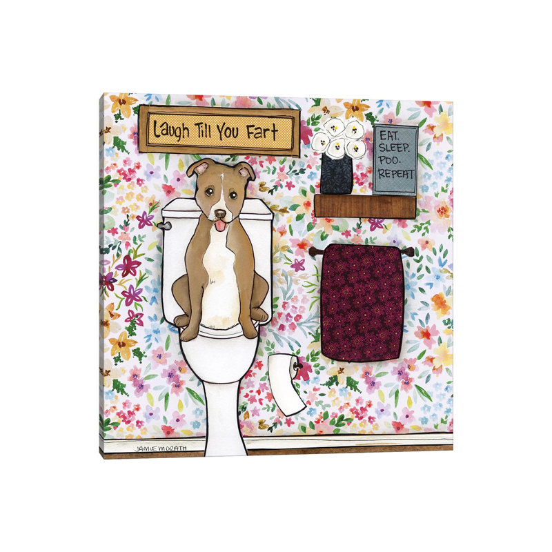 Til You Fart 1 Piece Wall Art on Canvas, 66.04cm H x 66.04cm W x 1.91cm D, Wrapped Canvas