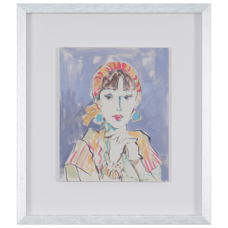 «Sister II» par Sarah Hart - peinture encadrée