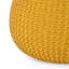 Pouf rond en coton, jaune-307364394