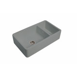 Lostock - 31.3″ L X 18.3″ W Fireclay 1.5 Bowl Apron / Farmhouse Kitchen Sink
