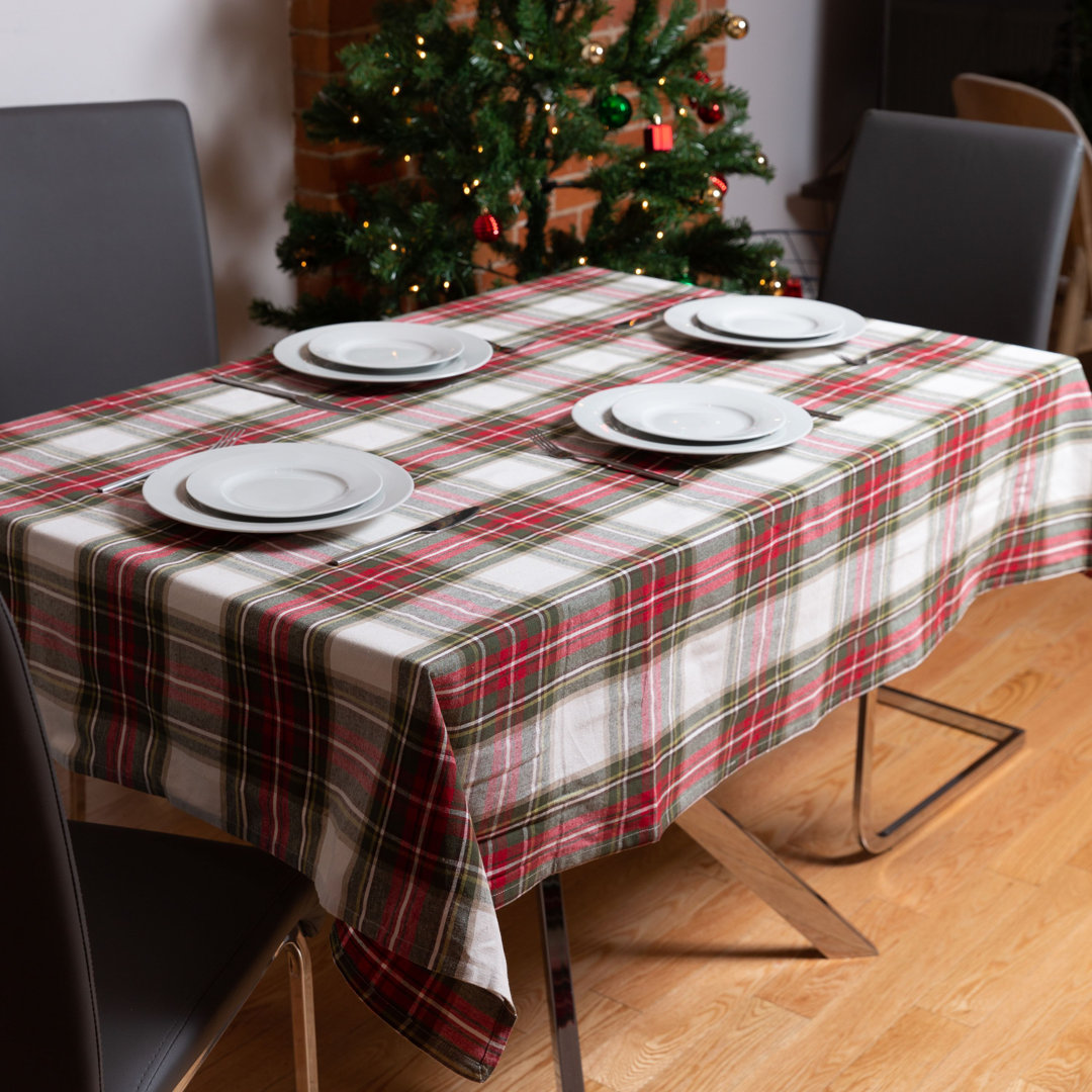Varnum Plaid Tablecloth The Holiday Aisle® 