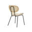 Chaise de salle à manger avec dossier en rotin Spade
