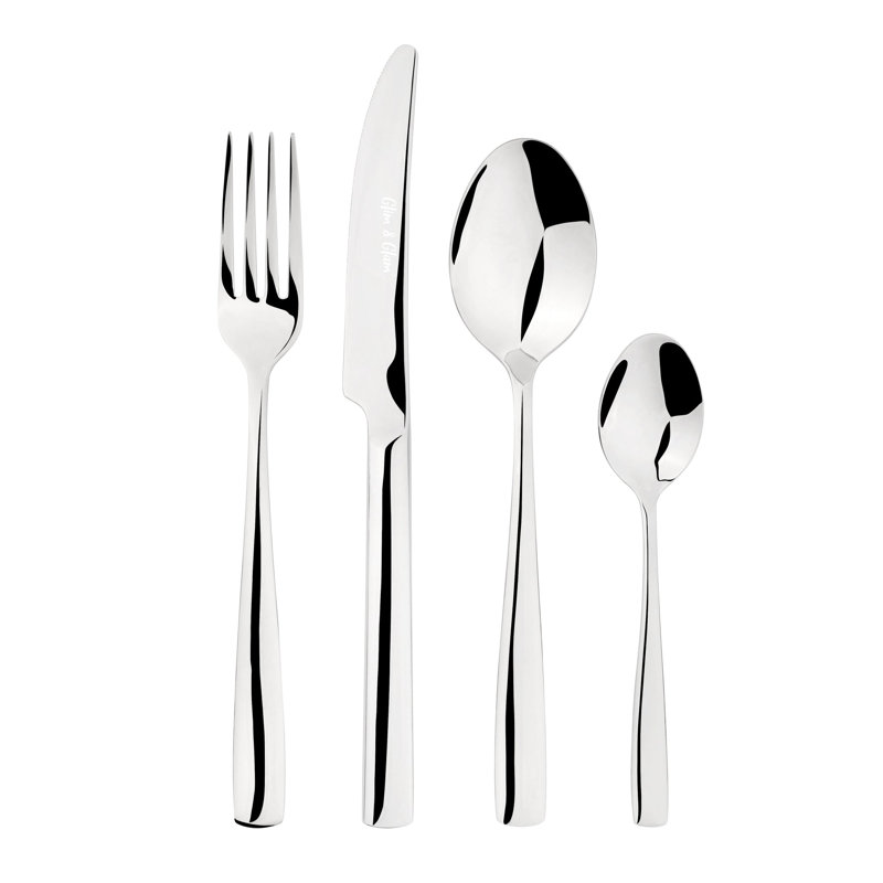 Latitude Run Angelenia 32 Piece Stainless Steel Cutlery Set , Service for 8