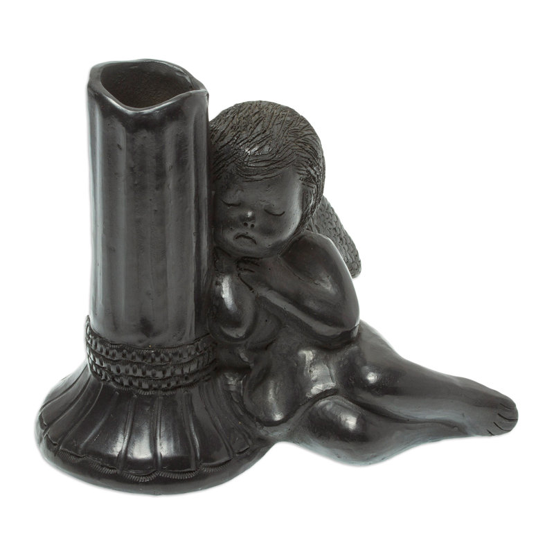 4.9'' H Stone Tabletop Candlestick