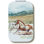 Wild Mustang Faux Leather Cover Compact Mirror