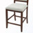 Upholstered Bar Stools With Back(Set Of 2)-2007634538