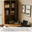 Practical Solid Wood Brown Pine Desk-1805605047