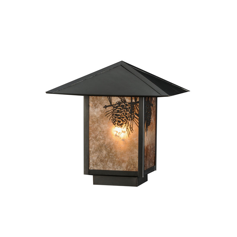 Rustic Lodge 1 - Light Lantern Head, Silver Mica
