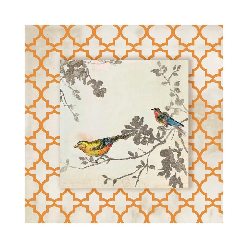 Audubon Tile IV by Asia Jensen - Wrapped Canvas Print